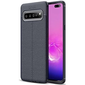 lopolike Samsung Galaxy S10 Hoes Soft TPU Case Telefoonhoesje Antikras Valbescherming Blauw