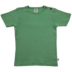Leela Cotton Shirt met korte mouwen, mintgroen baby jongens T-shirt, mintgroen