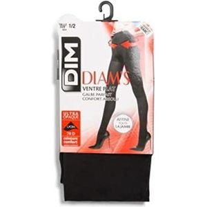 Dim Diam's damespanty, platte buik, ultra ondoorzichtig, 1 stuk, zwart.