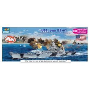 Trumpeter 003706 - 1/200 BB-61 USS Iowa