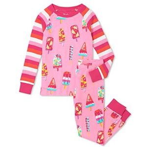 Hatley Organic Cotton Raglan Sleeves Pyjamaset jongens, fruity pops