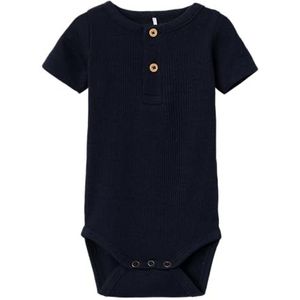 NAME IT Nbmkab SS Body Noos Baby Jongen, Dark Sapphire, 56, Dark Sapphire