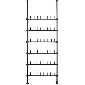 Wenko Schoenenrek Telescopisch Herkules 165x94x9cm Zwart
