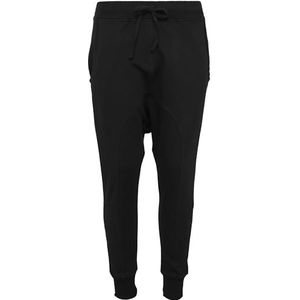 Urban Classics Ladies Light Fleece harembroek sportbroek, zwart (Black 7), S dames