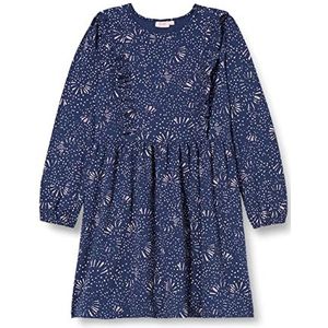 Noa Noa Ameliannm meisjesjurk, blauwe print, 122, Blauwe print.