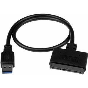StarTech.com Harde schijf adapter USB 3.1 naar 2,5 inch SATA - USB 3.1 Gen 2 10 Gbps met externe geheugenconverter HDD/SSD UASP (USB312SAT3CB)