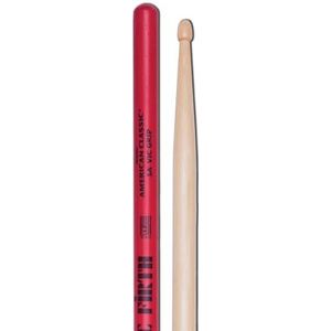 Vic Firth American Classic 5AVG Drumstokken, Vic Grip, Amerikaanse hickory, houten punt