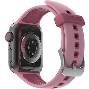 OtterBox All Day armband voor Apple Watch Series 9/8/7/6/SE 2e gen/SE 1e gen/5/4/3-42 mm/44 mm/45 mm, reservearmband van duurzame zachte siliconen voor Apple Watch, paars
