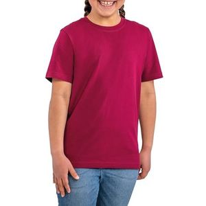 HRM T-shirt, uniseks, wijnrood/bordeaux