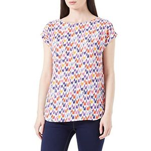 Seidensticker Regular Fit Damesblouse met korte mouwen, Rood