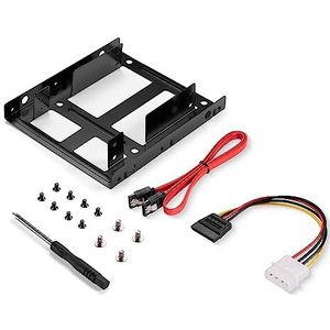 sonero® SSD montageframeset, 2x SSD 2,5"" tot 3,5"" incl. accessoires