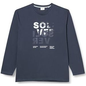 s.Oliver T-shirt à manches longues pour homme avec étiquette imprimée, 57d1, 5XL