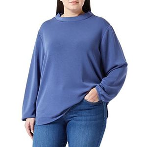 TRIANGLE sweatshirt dames oceaanblauw, 56, Oceaan Blauw