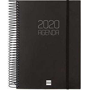 Finocam - Agenda 2020, 1 dag, spiraalzijde, ondoorzichtig, Spaans, 155 x 212 mm