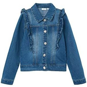 Name It Nkffrill Dnm Jacket 2211-sr Noos Jacket meisjes, Medium Blue Denim