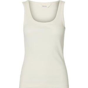 SELECTED FEMME Slfanna Noos Débardeur à col en U, Blanche-neige, M