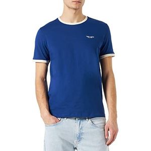 Teddy Smith - The-Tee MC - T-shirt voor heren - casual, Galaxy Blauw