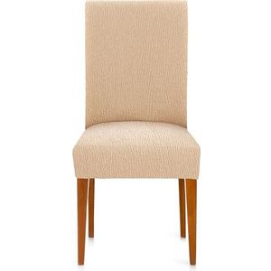 ECOMMERC3 Set van 2 universele en veelzijdige stoelhoezen - Eenvoudige bescherming voor rugleuning, zitting en armleuningen, beige