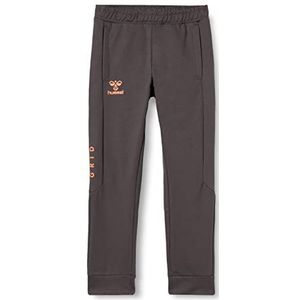 hummel Pantalon en Coton Hmloffgrid pour Enfant décontracté Homme, Forged Iron/Nasturium, 176