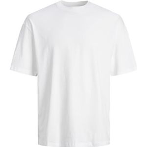 JACK & JONES Jjebradley T-shirt Ss Noos Pls T-shirt voor heren, Wit