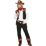 COWBOY"" (T-shirt met vest, broek, bandana) - (140 cm / 8-10 jaar)