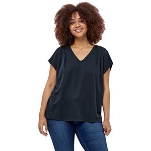 Peppercorn dames lana blouse v-hals, 9000 zwart