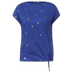 Cecil Zomer-T-shirt, voor dames, intens blauw, maat S, Intense blauw