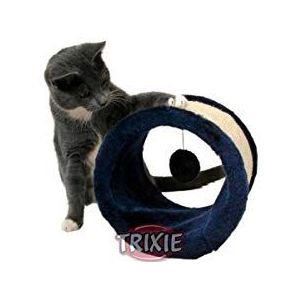 Trixie Krabpaal voor katten, sisal/pluche, diameter 23 x 20 cm, blauw