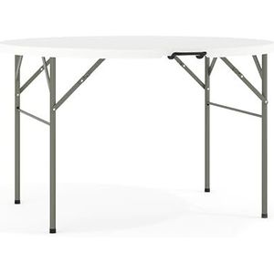 Flash Furniture 48 '' Ronde Bi-Fold Graniet Kunststof Wit Klaptafel