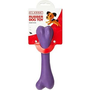Classic for dogs botten gemaakt van robuust rubber, maat L, 200 mm, violet