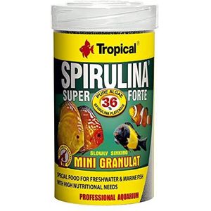 Tropical Super Spirulina Forte Mini-voer in granulaat met 36% spirulina (platensis), 100 ml