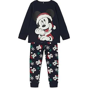 Name It Nmmopy Mickey Ls Nightset Wdi Voetbaljongens, Dark Sapphire, 98, Dark Sapphire