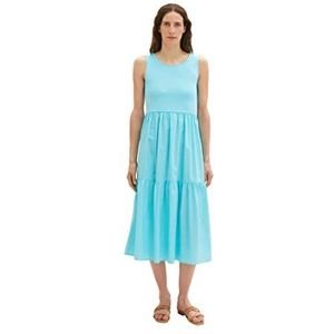 TOM TAILOR 1036652 damesjurk, 26007 - Teal Radiance