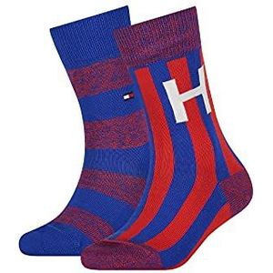 Tommy Hilfiger Collegiate Stripe Kids' Socks Klassieke sokken, uniseks, Tommy Original, 35 normale maat, Tommy Original