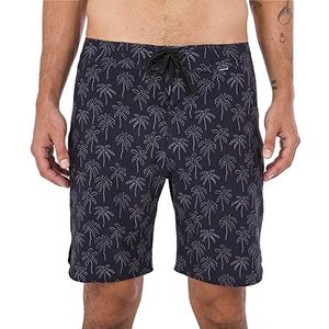 Hurley Phantom Coast Block Party 18' boardshorts, zwart, 48 heren, zwart, zwart.