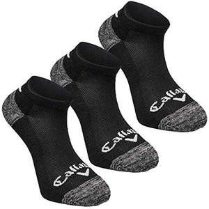 Callaway Heren Low 3 stuks Callaway Golf-sportsokken voor heren, 3 paar, Zwart 5619016