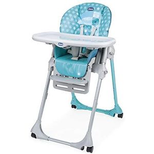 Chicco Polly Easy Kinderstoel - Inklapbare baby eetstoel - Met stoelverkleiner - Hoogte verstelbaar - Tucano