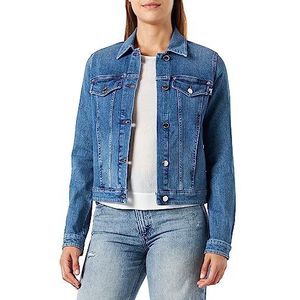 Love Moschino Veste de camionneur pour femme, denim bleu médium, 42