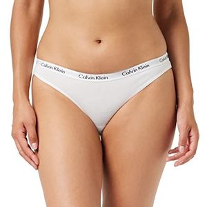Calvin Klein carousel panty's dames bikini, Wit (Wit 100)