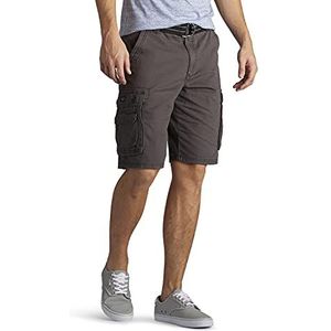 Lee Men's New Belted Wyoming Cargo Short, Shiner, 33