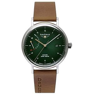 Bauhaus 2160-4 automatisch herenhorloge bruin groen, Riem