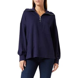 TOM TAILOR Troyer dames sweatshirt 27841 - Soft Light Camel, S, 27841 - Soft Light Camel