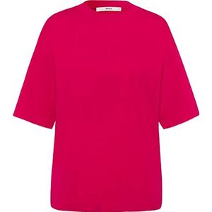 BRAX Style Cara Single Jersey Solid T-shirt voor dames, Roze