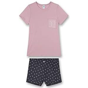 Sanetta Pijama Set voor meisjes, lila, 140, Lila