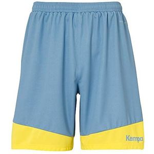 Kempa Emotion 2.0 herenshorts, blauw/citroengeel