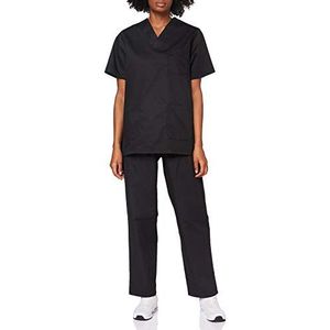 Misemiya - Uniform Unisex Blouse - Medisch uniform met bovendeel en broek - Ref.8178, hemd Sanitarios 817-1, Zwart, M, sanitarios overhemd 817-1 zwart