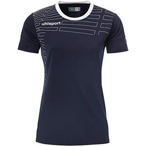 uhlsport Team Set voor heren (T-shirt en shorts) S voor dames, Navy / Wit