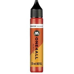 Molotow One4all Acrylinkt voor permanente markers, kleur 013, rood, 30 ml