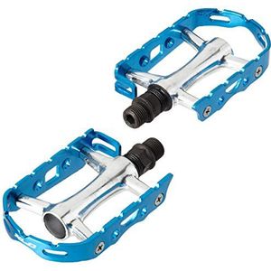 XLC Ultralight mountainbike pedalen zilver/blauw 20 x 10 x 4 cm