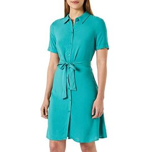 Vila Vipaya S/S Shirt Dress/Su - Noos Damesjurk, Alhambra